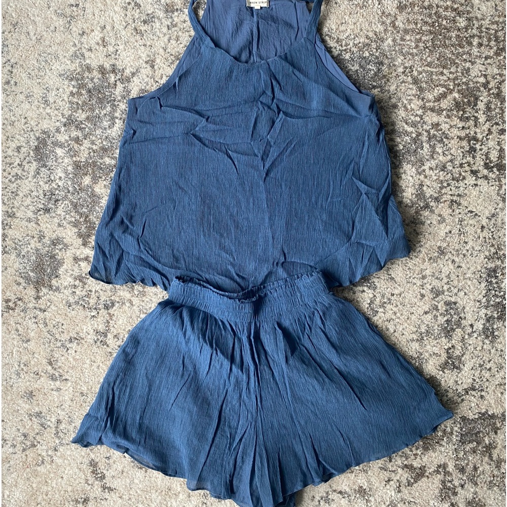 Main Strip 2pc Short/Sleeveless Top